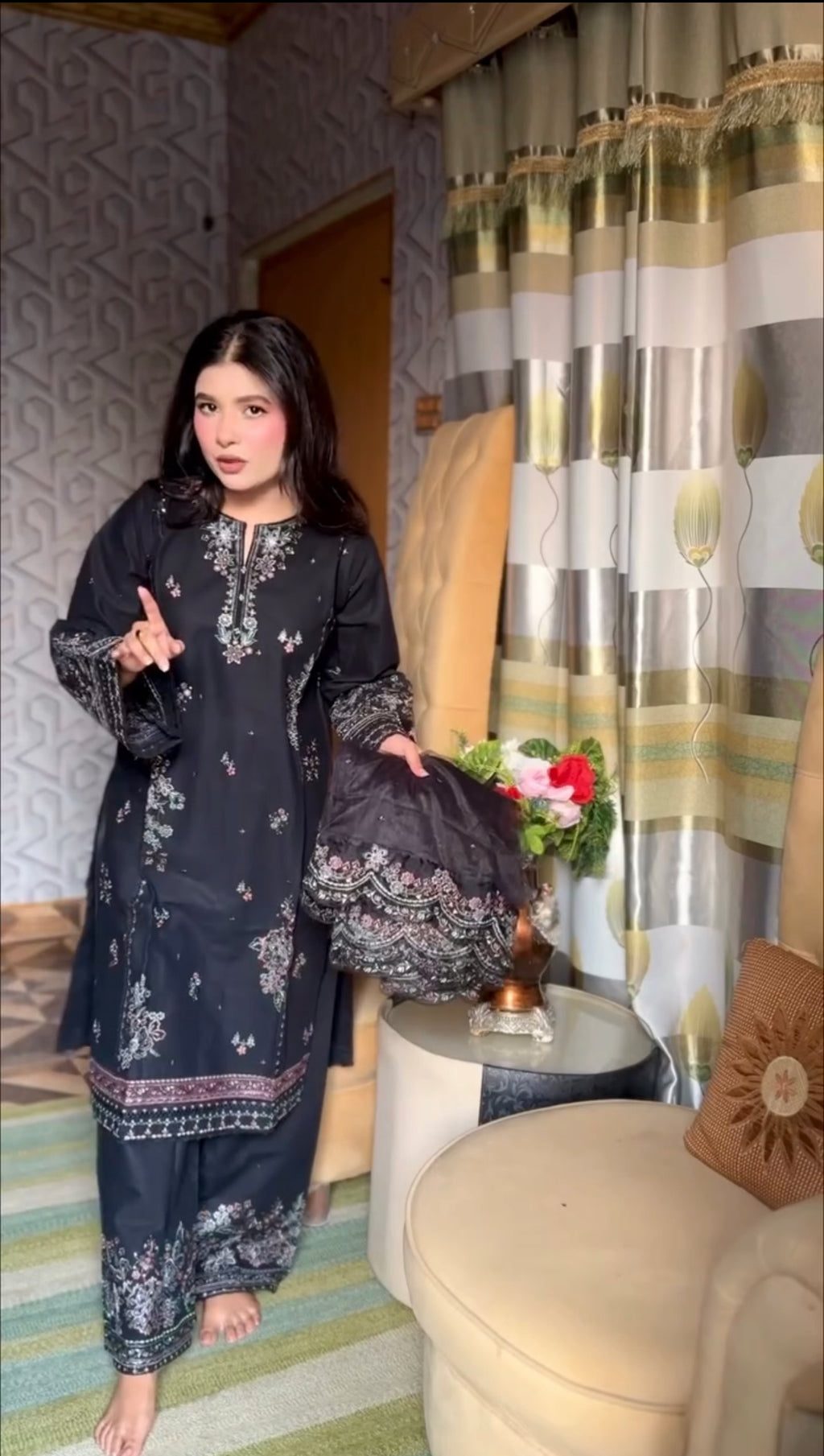 BACK MAYA STITCHED 3PCS