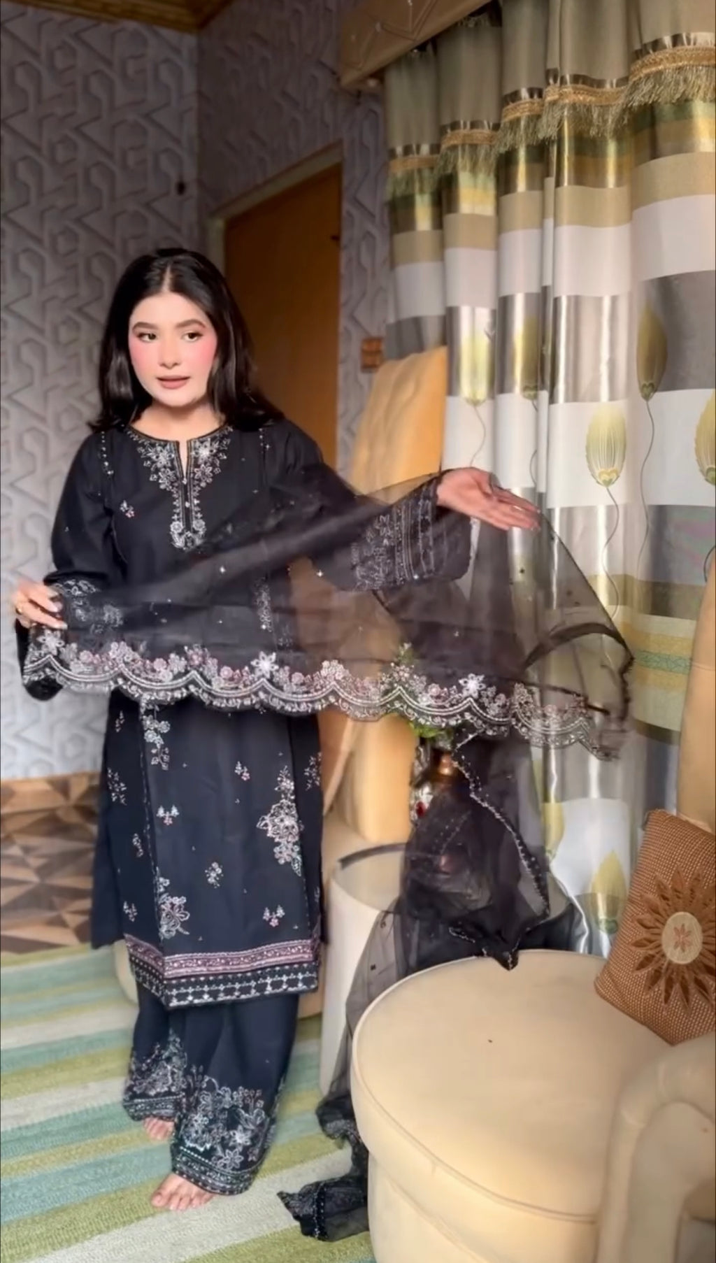 BACK MAYA STITCHED 3PCS