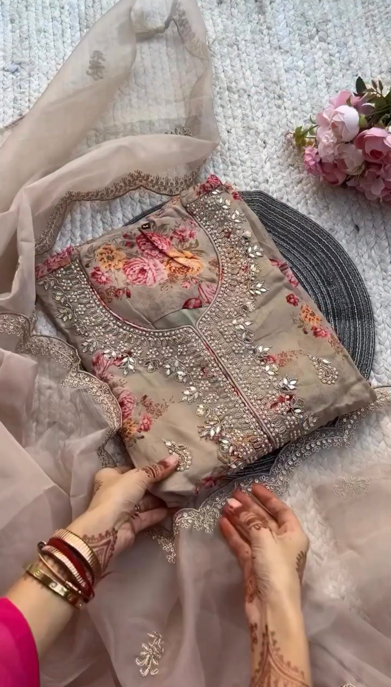 SITARA 3PCS EMBROIDERED DRESS