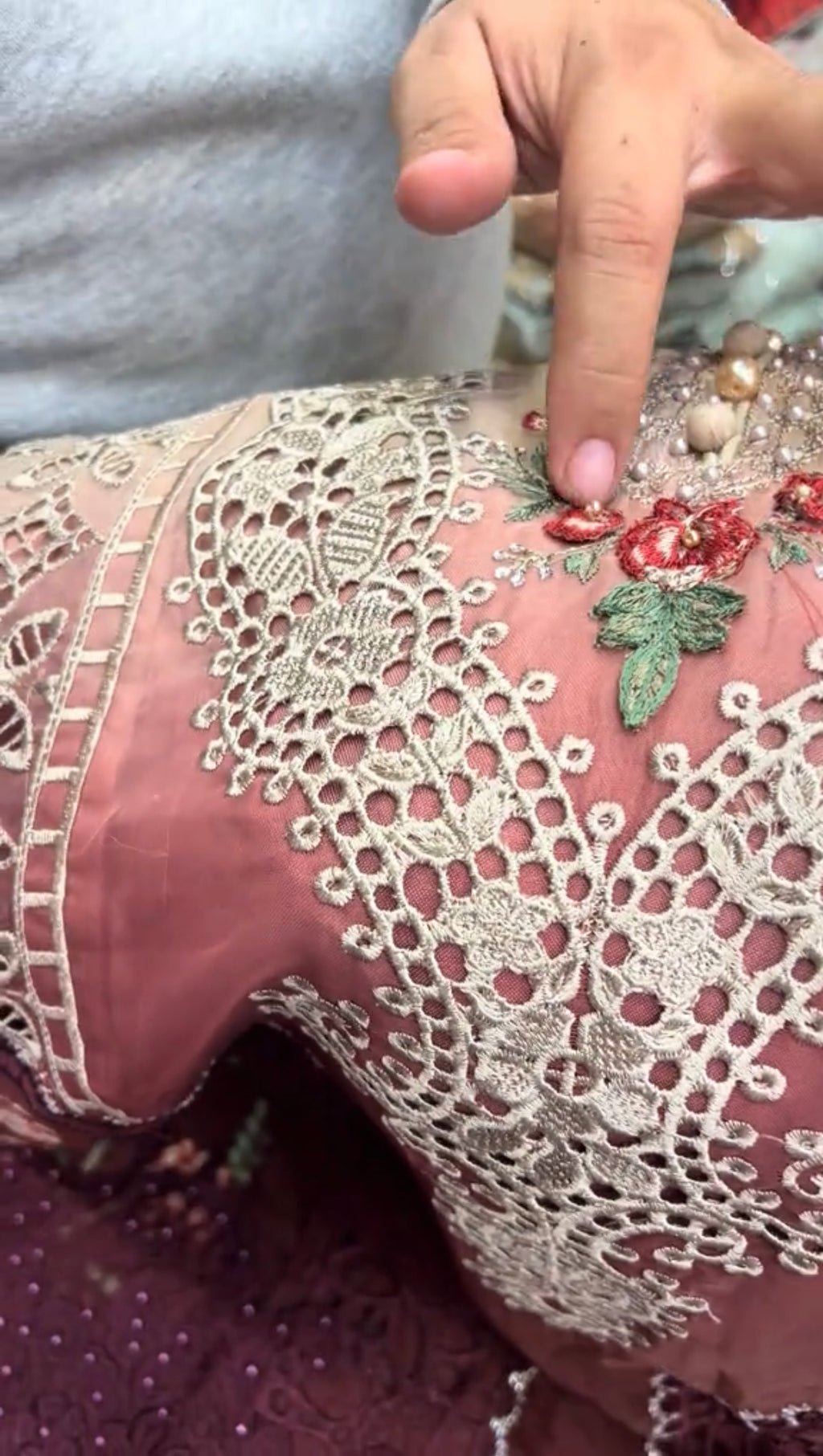 Beautiful Maria B. Embroidered Dress