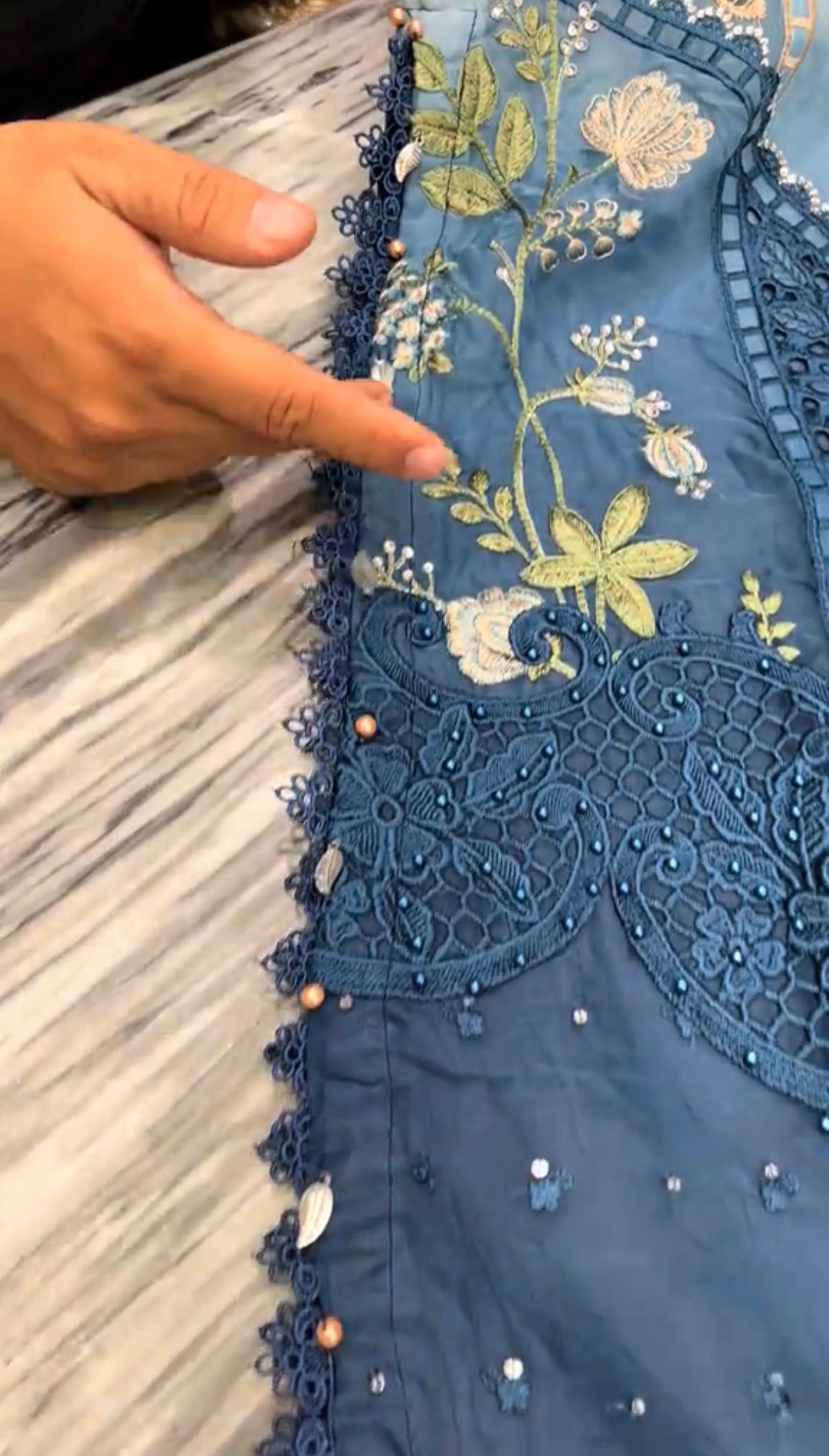 Beautiful Maria B. Embroidered Dress