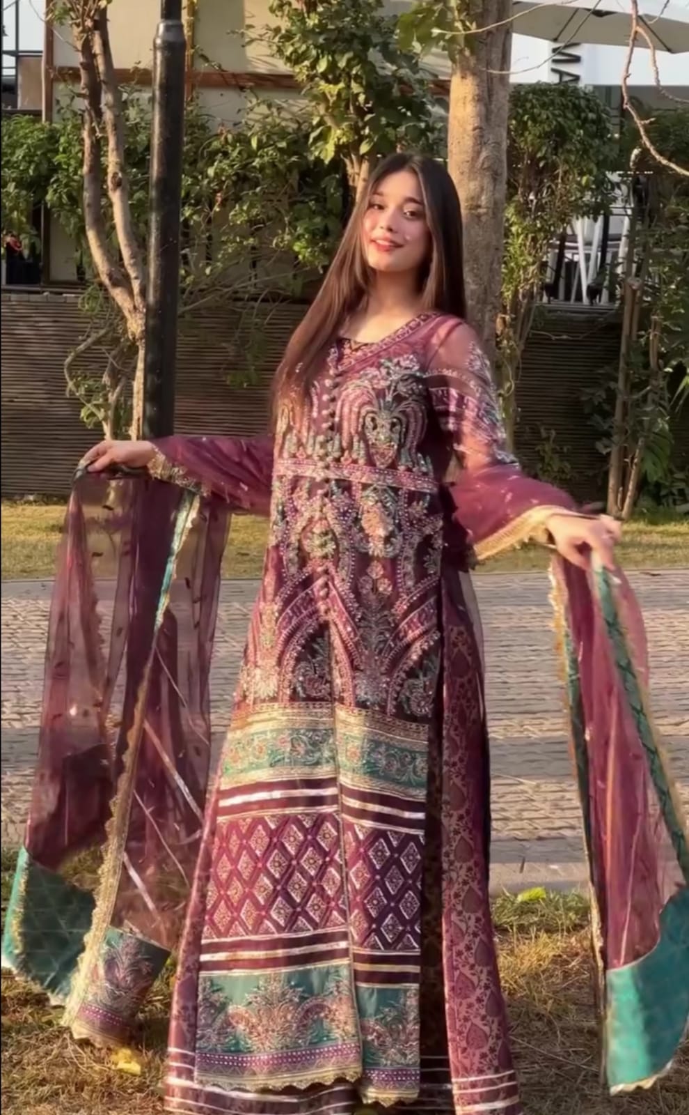 Royal Elegance 3PC Embroidered Suit