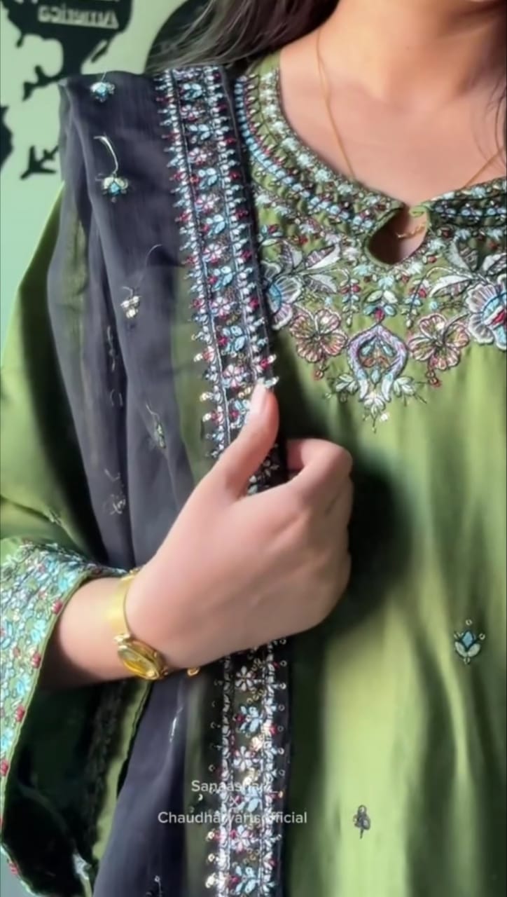 Premium Embroidered Women’s 3-Piece Suit