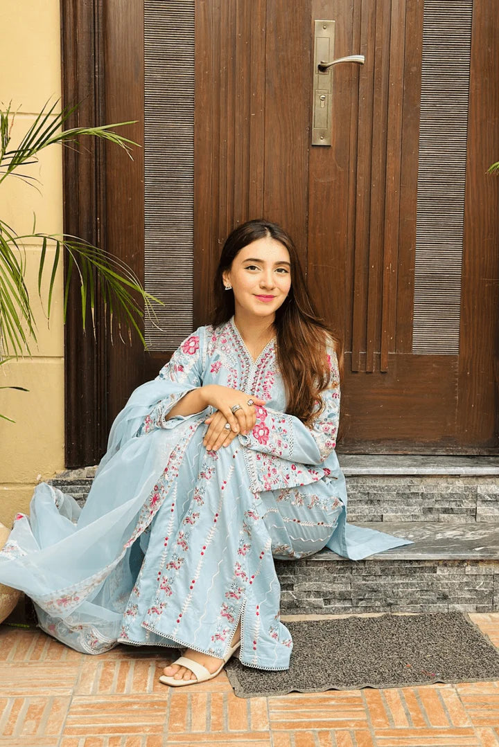 Hayat 3pcs cotton Dress