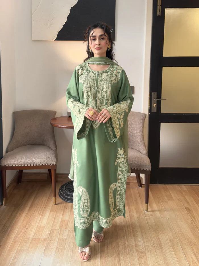 Aafreen Embroidered 3pc Dress