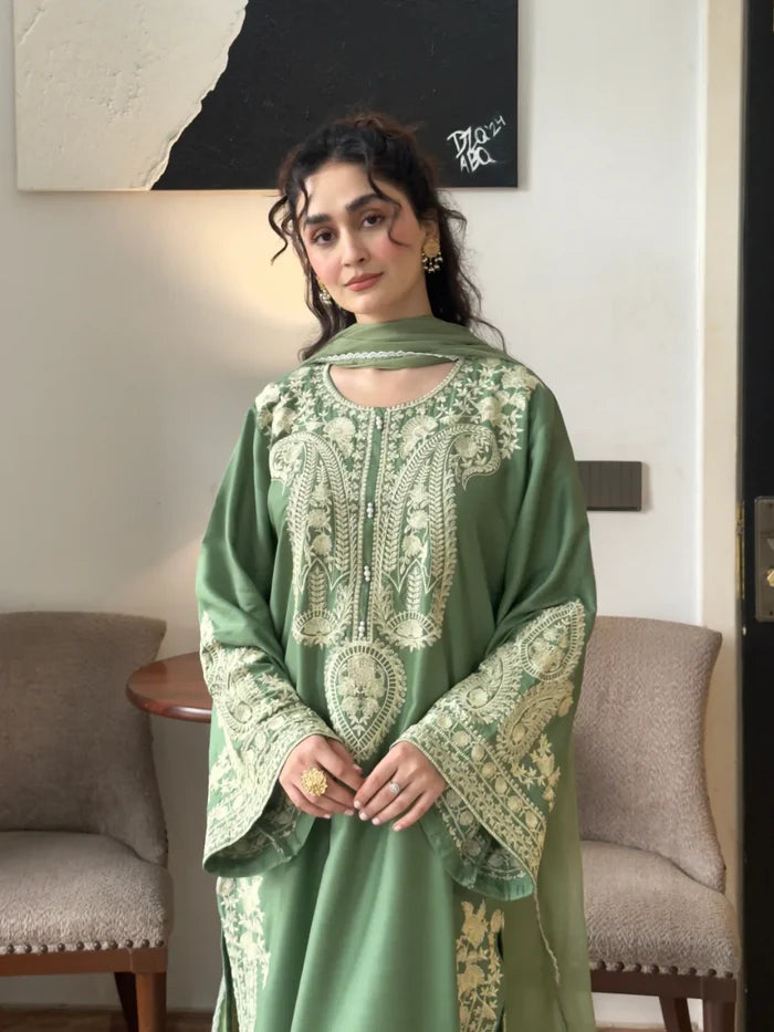 Aafreen Embroidered 3pc Dress